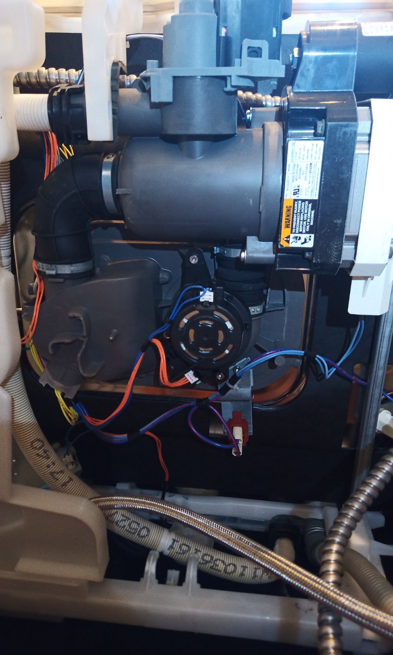 new dishwasher circulation pump assembly