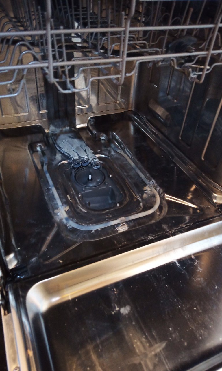 dishwasher cleaned circulation pump replaced